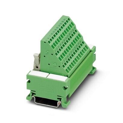 Phoenix Contact 2968425 VARIOFACE module, with three-level spring-cage connection and flat-ribbon cable connector, for mounting on NS 35/7.5, 34-pos.