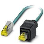 Phoenix Contact 1411856 Network cable, degree of protection: IP67/IP20, number of positions: 8, 10 Gbps, CAT6A, Ethernet