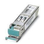 Phoenix Contact 2702441 Gigabit SFP WDM module for transmission up to a maximum of 10 km on a single fiber with a wavelength of 1550/1310 nm.
