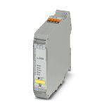 Phoenix Contact 2905141 Networkable hybrid motor starter for starting 3~ AC motors up to 500 V AC, output current: 0.6 A, emergency stop function, adjustable overload shutdown, and Push-in connection, DIN rail connector provided.