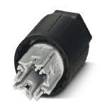 Phoenix Contact 1459663 QUICKON nut, black, 4+PE-pos., 1.0 mm² ... 2.5 mm²/690 V/20 A, for cables with 6 mm ... 11 mm diameter.