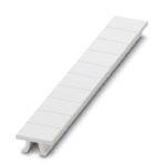 Phoenix Contact 1052002 Zack marker strip, Strip, white, unlabeled, can be labeled with: CMS-P1-PLOTTER, PLOTMARK, mounting type: snap into tall marker groove, for terminal block width: 8.2 mm, lettering field size: 10.5 x 8.15 mm, Number of individual labels: 10