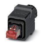 Phoenix Contact 1608139 RJ45 connector, IP67, with push/pull interlocking (version 14), plastic housing, for 1 Gigabit, for 24 ... 25 AWG stranded conductors