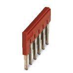 Phoenix Contact 1008238 Plug-in bridge, One side not fully isolated, pitch: 6.2 mm, width: 35.5 mm, number of positions: 6, color: red