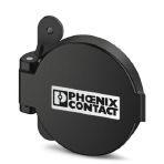 Phoenix Contact 1623416 CHARX connect, Protective covers, self-closing, rear protective cover screw connection, For attaching to infrastructure charging sockets, GB/T, Type 2, GB/T 20234.2, IEC 62196-2, Front mounting, Generation 1, Adhered "PHOENIX CONTACT" sticker