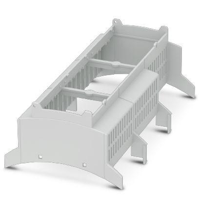 Phoenix Contact 2202202 DIN rail housing for use in distribution boards in accordance with DIN 43880, modular upper housing part, width: 161.6 mm, height: 89.7 mm, depth: 54.85 mm, color: light grey (7035)