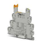 Phoenix Contact 2980335 6.2 mm PLC basic terminal block with protection against interference currents/voltages on the control side, with screw connection, without relay or solid-state relay, for mounting on DIN rail NS 35/7,5, with integrated RCZ filter, 1 changeover contact, in