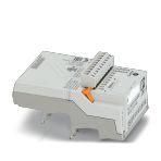 Phoenix Contact 2907445 PLC logic standalone logic module, generation 2, with 16 I/Os, for plug-in connection to 8 digital or analog PLC-INTERFACE terminal blocks, cannot be extended, integrated realtime clock, micro USB socket, accommodates memory block and Bluetooth adapter, s