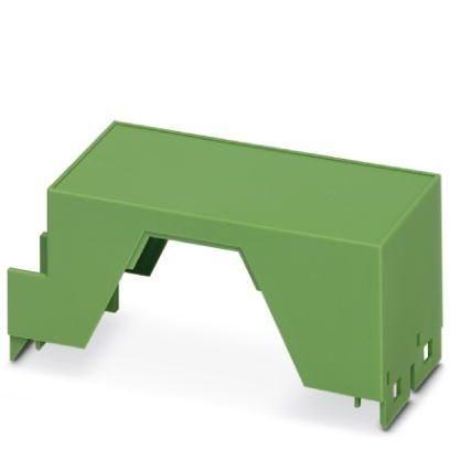 Phoenix Contact 2709192 DIN rail housing, Upper housing part for connectors with header, width: 45.2 mm, height: 99 mm, depth: 45.85 mm, color: green (6021)