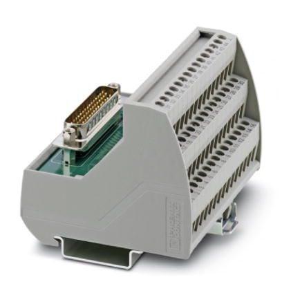 Phoenix Contact 2322388 VARIOFACE module, with screw connection and high density D-SUB miniature pin strip, for mounting on NS 35 rails, no. of pos.: 44, width: 135 mm