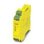 Phoenix Contact 2901422 Safety relay for emergency stop and safety door monitoring up to SIL 3 or Cat. 4, PL e according to EN ISO 13849, single or two-channel operation, 3 enabling current paths, nominal input voltage of 120 V AC/DC, plug-in screw terminal blocks