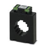 Phoenix Contact 2277297 Window-type current transformer, primary current can be selected between 100...1500 A AC; secondary current can be selected as 1 A AC or 5 A AC; accuracy class can be selected as 0.5 or 1; rated power can be selected