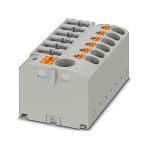 Phoenix Contact 1130751 Distribution block, Basic terminal block with feed-in and multifunctional disconnect zone in the branches, nom. voltage: 400 V, nominal current: 20 A, connection method: Push-in connection, cross section: 0.14 mm² - 4 mm², AWG: 26 - 12, length: 28.6 mm, w