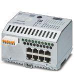 Phoenix Contact 1089133 Managed Switch 2000, 8 RJ45 ports 10/100 Mbps, degree of protection: IP20, PROFINET Conformance-Class B, PROFINET mode preset, PROFINET status LEDs