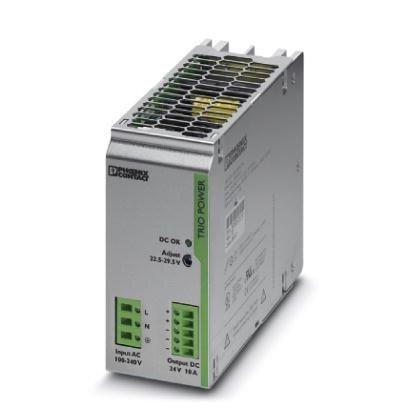 Phoenix Contact 2866323 Primary-switched TRIO POWER power supply for DIN rail mounting, input: 1-phase, output: 24 V DC/10 A