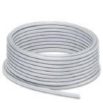 Phoenix Contact 1609523 PROFINET power cable, 5x 2.5 mm², stranded (7-wire), outer sheath: PVC, outside diameter 11.8 mm, RAL 7001 (silver gray), oil-resistant, cable ring: 100 m