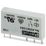Phoenix Contact 2961383 Plug-in miniature power relay, with power contact, 1 changeover contact, input voltage 18 V DC