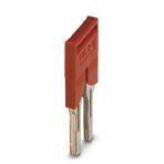Phoenix Contact 3030284 Plug-in bridge, pitch: 8.2 mm, width: 14.7 mm, number of positions: 2, color: red