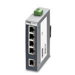 Phoenix Contact 2891014 Ethernet switch, 5 TP RJ45 ports, automatic detection of data transmission speed of 10 or 100 Mbps (RJ45), autocrossing function