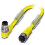 Phoenix Contact 1547494 Sensor/actuator cable, 6-position, Variable cable type, Plug angled 1/2"-20UNF, coding: C, on Socket straight 1/2"-20UNF, coding: C, cable length: Free input (0.2 ... 40.0 m)