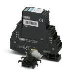 Phoenix Contact 2800978 Surge protection, consisting of protective plug and base element, with integrated multi-stage status indicator on the module for one 2-wire floating signal circuit.