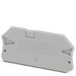 Phoenix Contact 1079918 End cover, length: 63.3 mm, width: 2.2 mm, height: 29.1 mm, color: gray