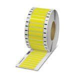 Phoenix Contact 1049790 Shrink sleeve, Roll, yellow, can be labeled with: THERMOMARK ROLLMASTER 300/600, THERMOMARK X1.2, THERMOMARK ROLL X1, THERMOMARK ROLL 2.0, THERMOMARK ROLL: without print, perforated, mounting type: slide-on, lettering field size: 50 x 9 mm