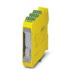 Phoenix Contact 2702357 Two-channel zero-speed and over-speed safety relays up to SIL 3, Cat. 4, PL e, 2 safe relay outputs, suitable for connecting HTL, TTL or sine/cosine encoders as well as proximity switches, plug-in screw terminal block, width: 22.5 mm