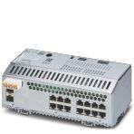 Phoenix Contact 1043499 Managed Switch 2000, 14 RJ45 ports 10/100/1000 Mbps, 2 SFP ports 100/1000 Mbps, degree of protection: IP20, PROFINET Conformance-Class B
