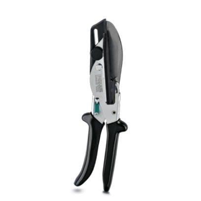 Phoenix Contact 1212474 Cable duct cutter, for cutting plastic cable ducts, covers, and profiles, 45Â° limit stop also for bevel cuts, 75 mm cutting length