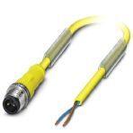 Phoenix Contact 1547119 Sensor/actuator cable, 2-position, Variable cable type, Plug straight 1/2"-20UNF, coding: C, on free cable end, cable length: Free input (0.2 ... 40.0 m)