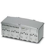 Phoenix Contact 2773513 Digital I/O device for PROFINET; fiber optic connections to SC-RJ standard, 2-port switch, 100Base-FX, fast startup, SNMPv2, TFTP, LLDP, PDev, eight inputs and outputs (24 V DC, max. 0.5 A), push/pull connection method, rugged metal housing, degree of pro