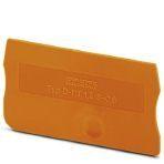 Phoenix Contact 1029569 End cover, length: 45 mm, width: 0.8 mm, height: 24.3 mm, color: orange