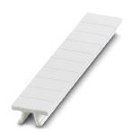 Phoenix Contact 1050004 Zack marker strip, Strip, white, unlabeled, can be labeled with: PLOTMARK, CMS-P1-PLOTTER, mounting type: snap into tall marker groove, for terminal block width: 5.2 mm, lettering field size: 5.1 x 10.5 mm, Number of individual labels: 10