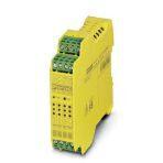 Phoenix Contact 2986041 PSR-TRISAFE-M I/O extension module with 8 safe inputs and 4 safe parameterizable channels (choice of safe inputs or outputs), 2 clock/signal outputs; up to SILCL 3, Cat. 4/PLe, SIL 3, EN 50156, Push-in terminal block