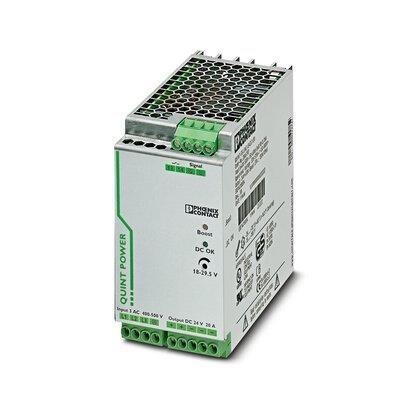 Phoenix Contact 2866792 Primary-switched power supply unit, QUINT POWER, Screw connection, SFB Technology (Selective Fuse Breaking), input:Â 3-phase, output: 24 VÂ DC / 20 A