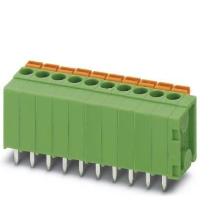 Phoenix Contact 1705252 PCB terminal block, nominal current: 12 A, rated voltage (III/2): 160 V, nominal cross section: 1 mmÂ², number of potentials: 8, number of rows: 1, number of positions per row: 8, product range: FFKDS(A) 1,5/..-V, pitch: 3.81 mm, connection method: Push-i