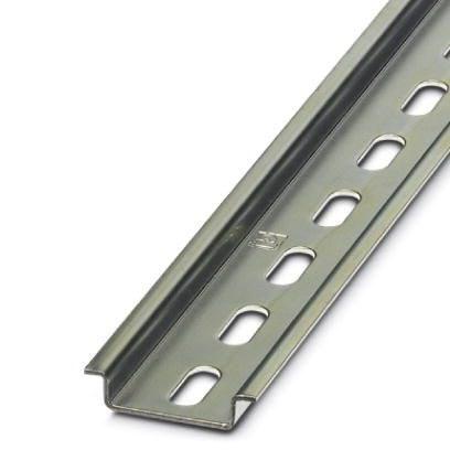 Phoenix Contact 1207640 DIN rail perforated, acc. to EN 60715, material:Â Steel, galvanized, passivated with a thick layer, Standard profile, color:Â silver