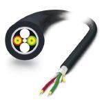 Phoenix Contact 2799432 Fiberglass cable, duplex 50/125 µm, by the meter, without connector, for outdoor installation