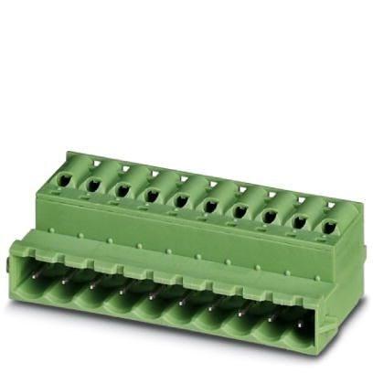 Phoenix Contact 1925896 PCB connector, nominal cross section: 2.5 mmÂ², color: green, nominal current: 12 A, rated voltage (III/2): 320 V, contact surface: Tin, type of contact: Male connector, number of potentials: 5, number of rows: 1, number of positions: 5, number of connect