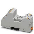 Phoenix Contact 2900934 Relay base RIF-2..., for industrial relay with 2 or 4 changeover contacts, Push-in connection, plug-in option for input/interference suppression modules, for mounting on NS 35/7,5