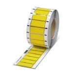 Phoenix Contact 1086848 Shrink sleeve, Roll, yellow, can be labeled with: THERMOMARK ROLLMASTER 300/600, THERMOMARK X1.2, THERMOMARK ROLL X1, THERMOMARK ROLL 2.0, THERMOMARK ROLL: without print, perforated, mounting type: slide-on, lettering field size: 30 x 20 mm, Number of ind