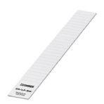 Phoenix Contact 1003446 Insert strip, Sheet, white, unlabeled, can be labeled with: Office printing systems, CMS-P1-PLOTTER, perforated, mounting type: insert, lettering field size: 29 x 8 mm, Number of individual labels: 25