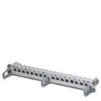Phoenix Contact 1652994 Patch panel, 19" assembly, IP20, with 16 slots for contact inserts with the Freenet system