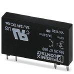 Phoenix Contact 2967989 Plug-in miniature solid-state relay, power solid-state relay, 1 N/O contact, input voltage: 5 V DC