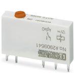 Phoenix Contact 2909641 Plug-in miniature power relay, with power contact, 1 changeover contact, manual operation, 12 V DC input voltage