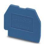 Phoenix Contact 3025529 End cover, length: 22 mm, width: 1 mm, height: 17.7 mm, color: blue
