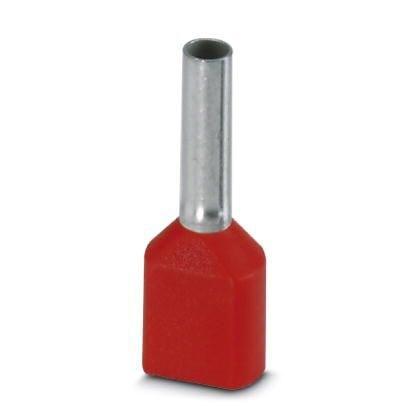 Phoenix Contact 3200810 Ferrule, sleeve length: 8 mm, length: 15 mm, color: red