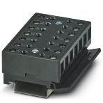 Phoenix Contact 1113840 Connector plate for DIN rail mounting with screw contacts for accommodating HR 114 and HR 115 auxiliary relays