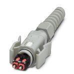 Phoenix Contact 1657012 SC-RJ fiber optic connector, IP67, duplex, with fast connection technology, for PCF fiber 200/230 µm, for individual wire diameter 2.9 mm, for cable cross section 5.0 mm ... 8.5 mm